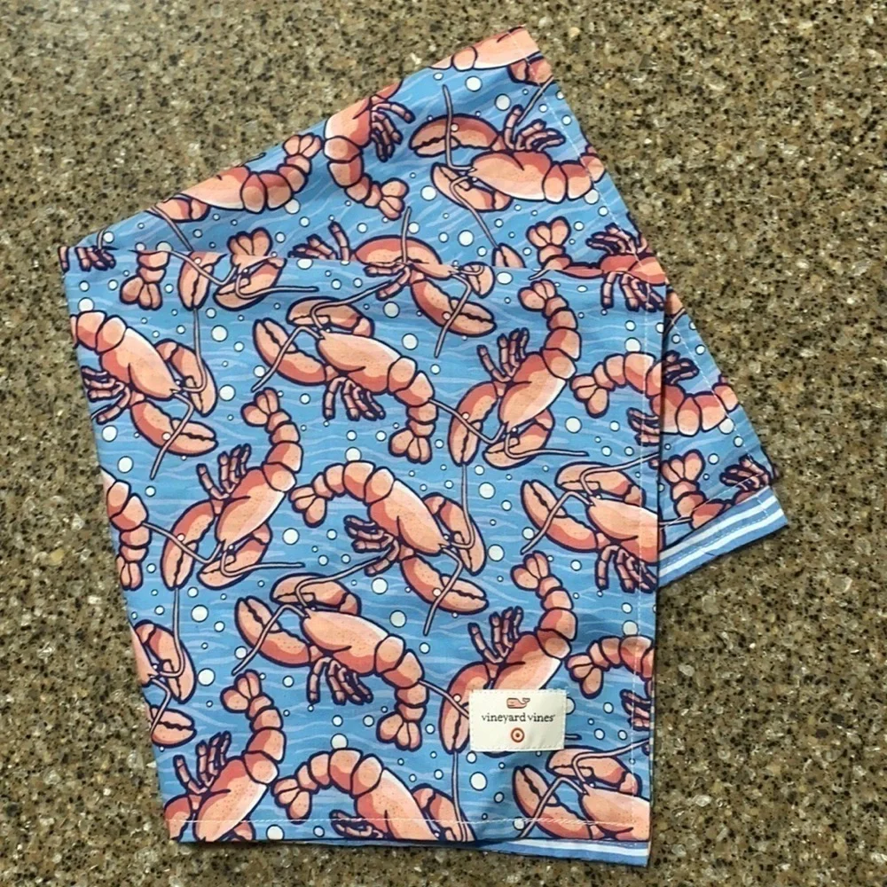 Vineyard Vines Reversible Lobster Pot Dog Bandana